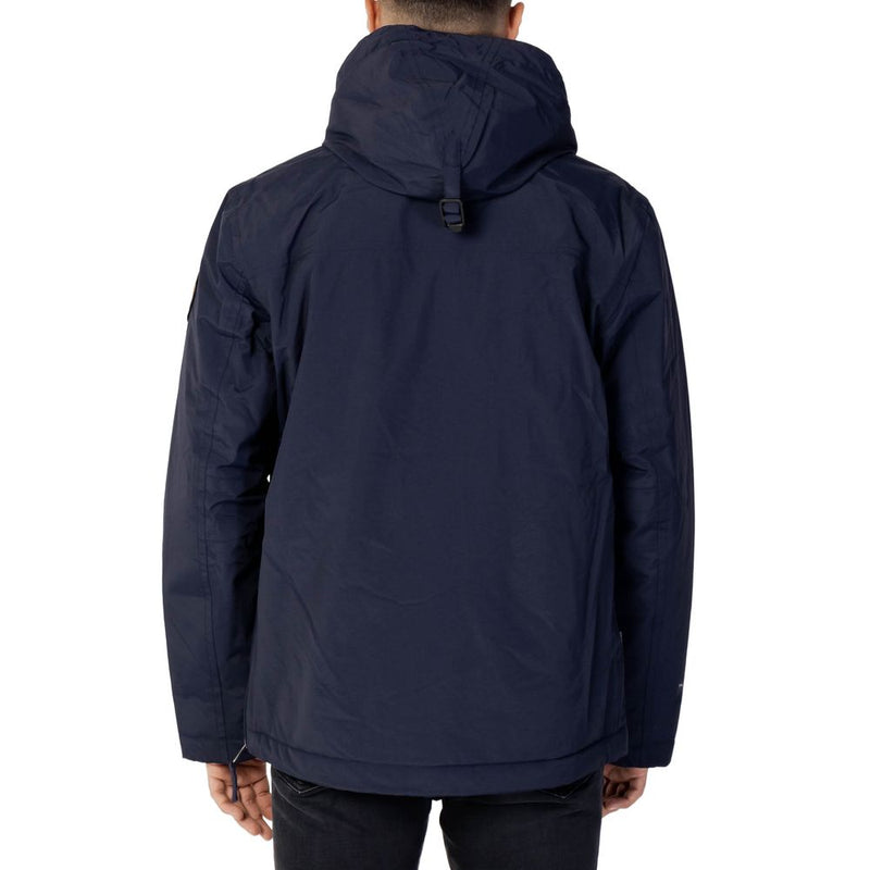Napapijri RAINFOREST POCKET 2 Blue Polyester Shell Jacket