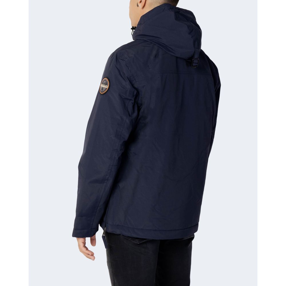 Napapijri RAINFOREST POCKET 2 Blue Polyester Shell Jacket