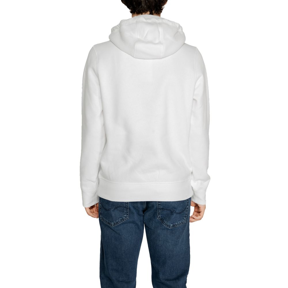 Sweat à capuche blanc en coton Tommy Hilfiger