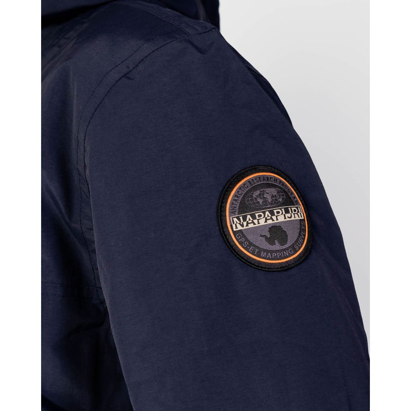 Napapijri RAINFOREST POCKET 2 Blue Polyester Shell Jacket