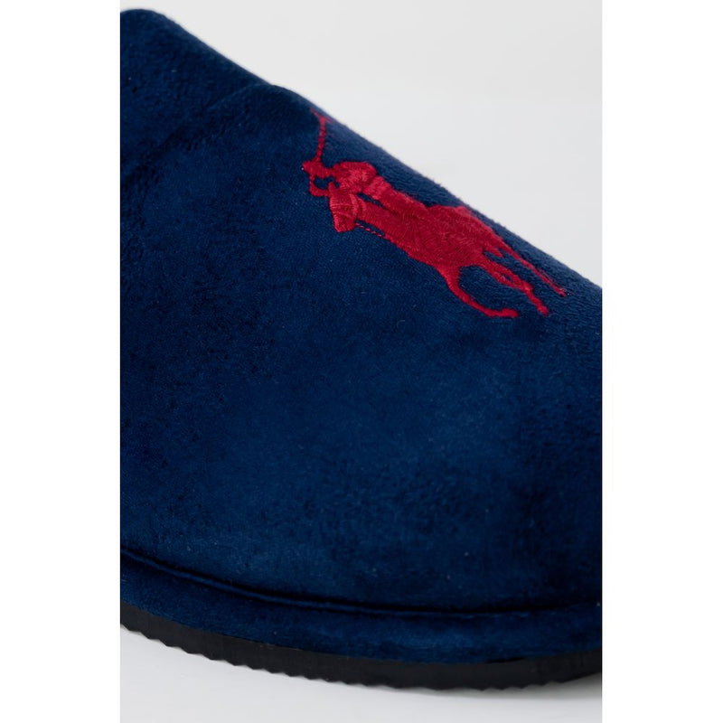 Ralph Lauren Blue Polyester Slippers for Men - Comfort & Style