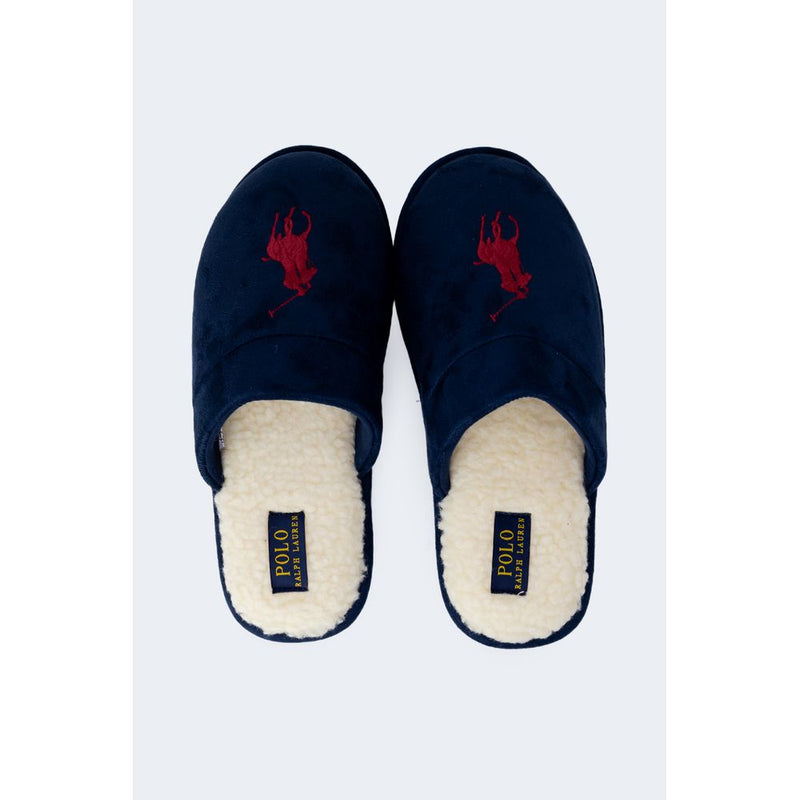 Ralph Lauren Blue Polyester Slippers for Men - Comfort & Style