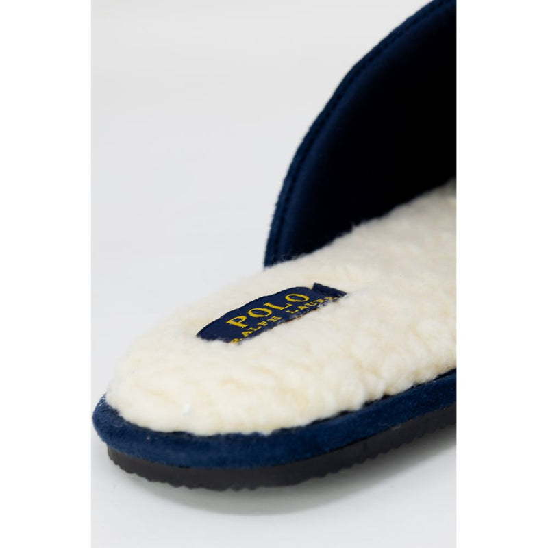 Ralph Lauren Blue Polyester Slippers for Men - Comfort & Style