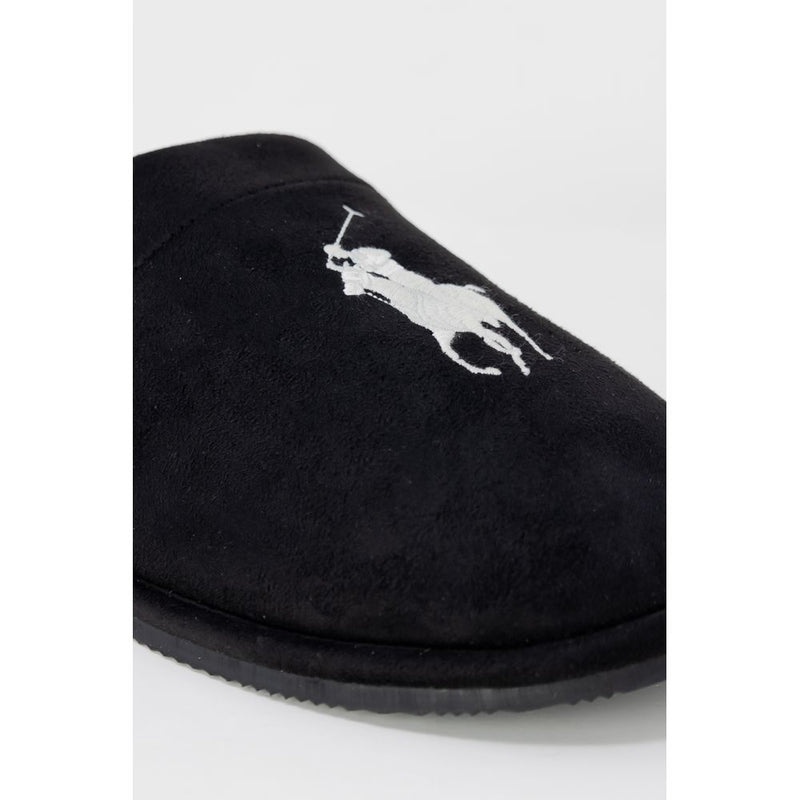 Ralph Lauren Black Polyester Slippers for Men - Stylish Comfort