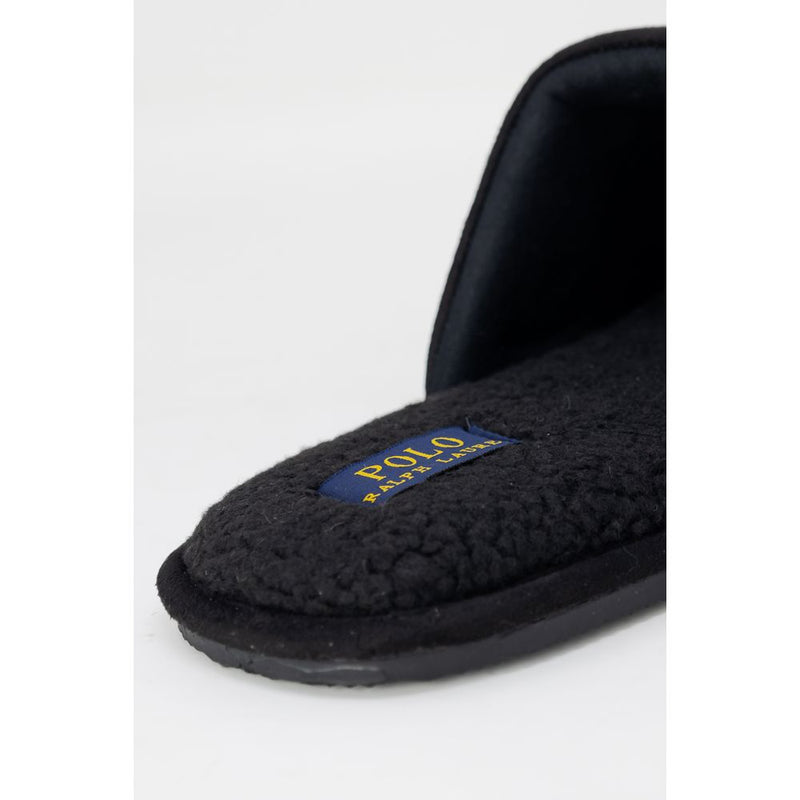 Ralph Lauren Black Polyester Slippers for Men - Stylish Comfort
