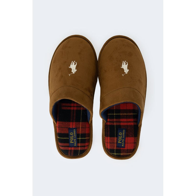 Ralph Lauren Beige Polyester Slippers for Men - Comfort & Style