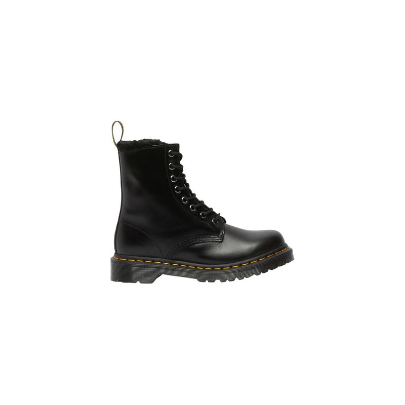 Dr. Martens 1460 SERENA Black Leather Lace-Up Boots for Women