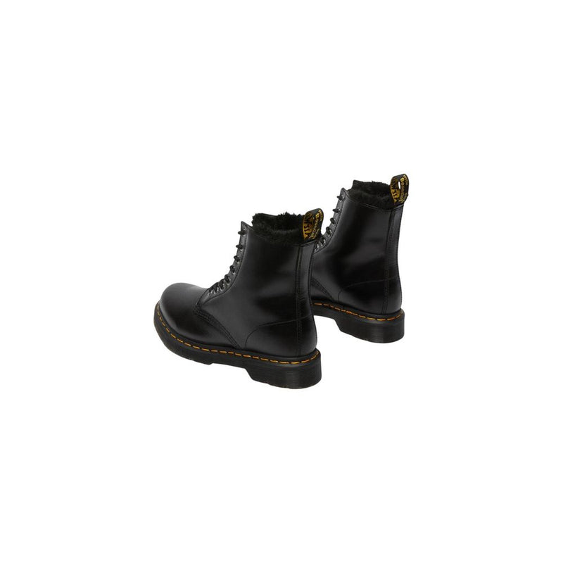 Dr. Martens 1460 SERENA Black Leather Lace-Up Boots for Women