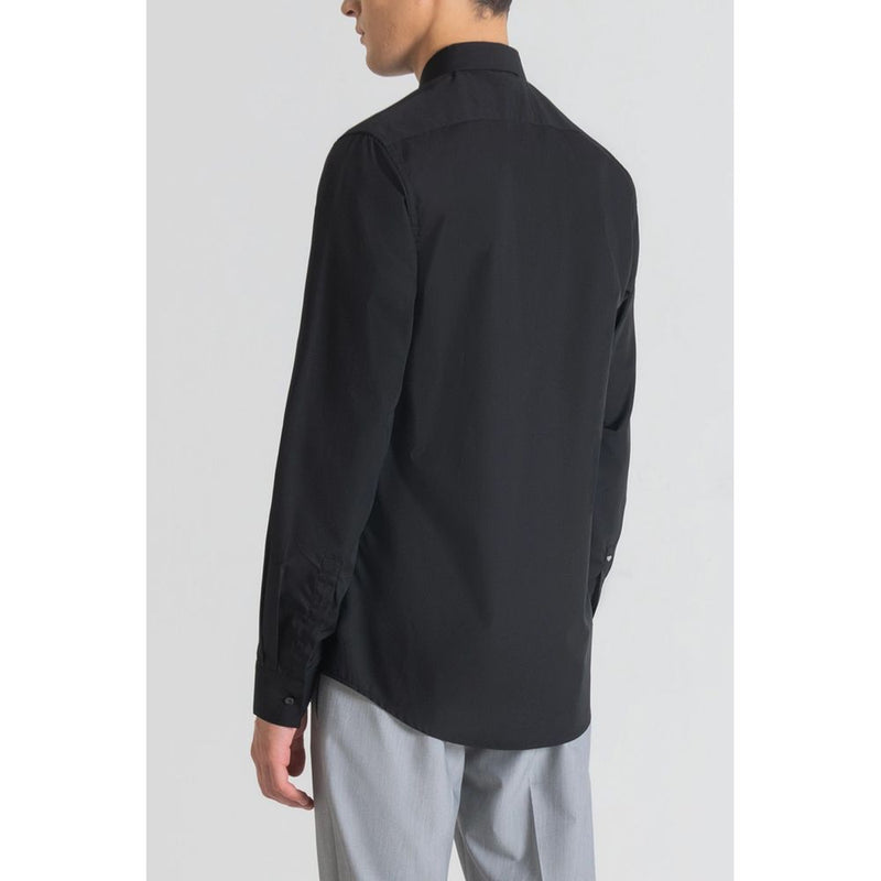 Antony Morato LONDON SLIM FIT Black Cotton Dress Shirt