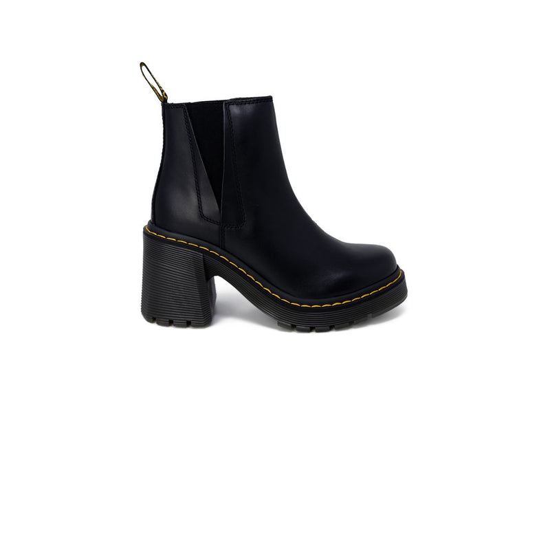 Dr. Martens Spence Sendal Black Leather High Heel Pumps for Women