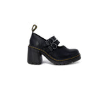 Dr. Martens Eviee Sendal Noir Cuir Talons Hauts