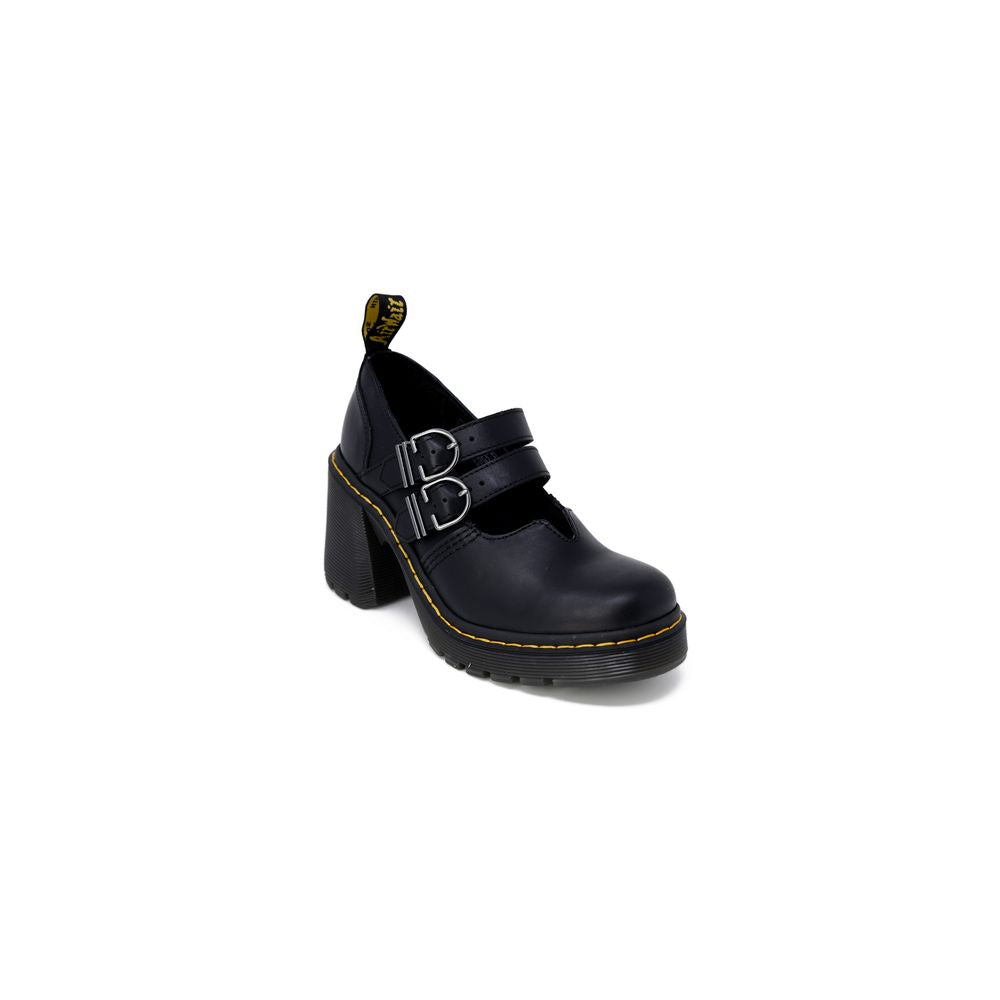 Dr. Martens Eviee Sendal Noir Cuir Talons Hauts