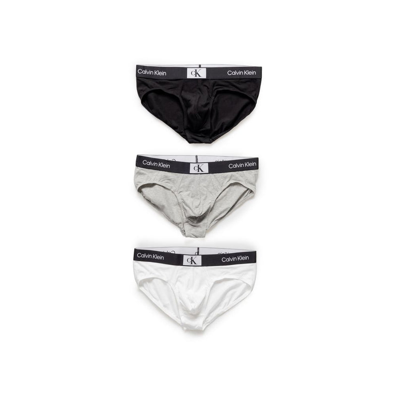 Calvin Klein Underwear White Cotton HIP BRIEF 3-Pack for Men