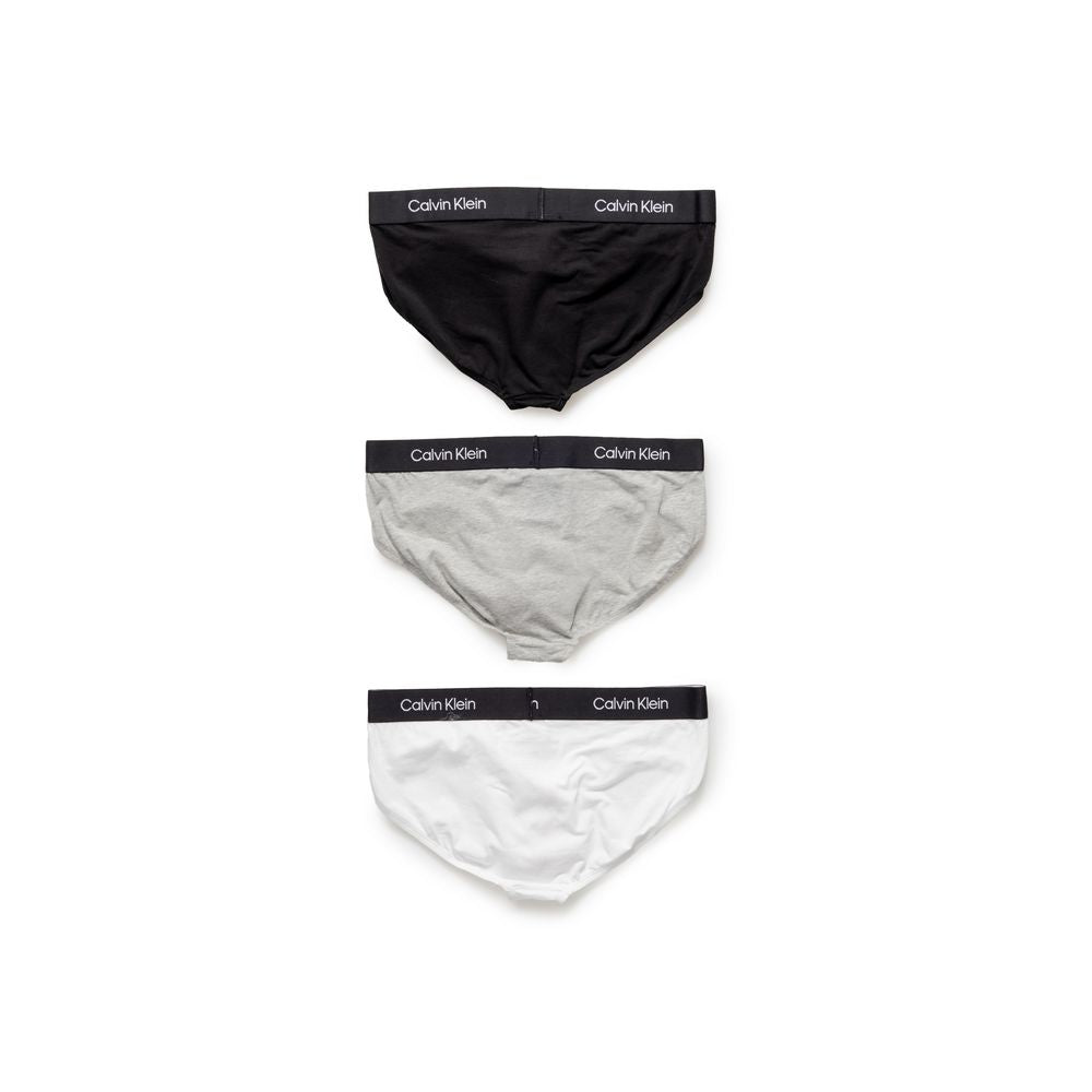Calvin Klein Underwear White Cotton HIP BRIEF 3-Pack for Men