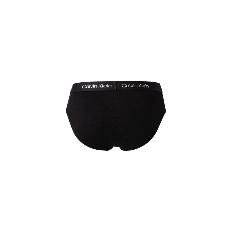 Calvin Klein Underwear Black Cotton Briefs for Men - 3-Pack