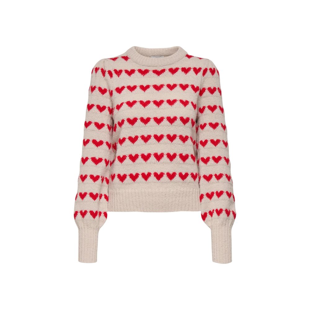 Jacqueline De Yong JDYSIGRID LIFE Beige Sweatshirt pour Femme