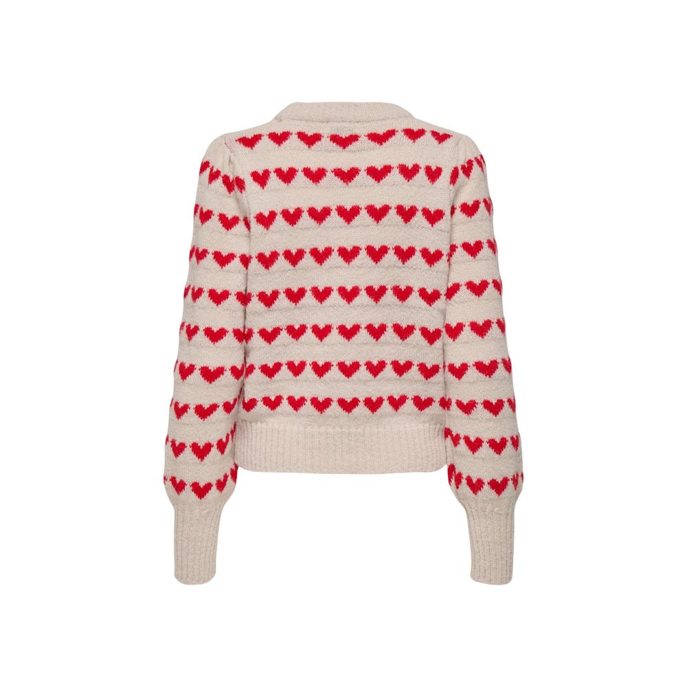 Jacqueline De Yong JDYSIGRID LIFE Beige Sweatshirt pour Femme