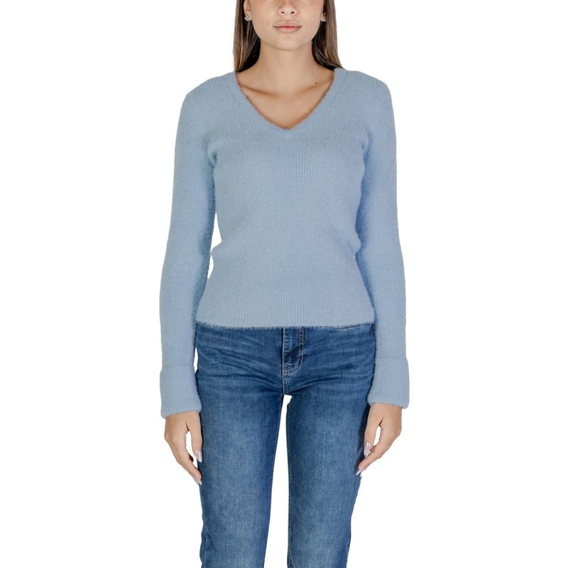 Morgan De Toi Blue Polyamide Sweatshirt - Model 212-MOOVE1