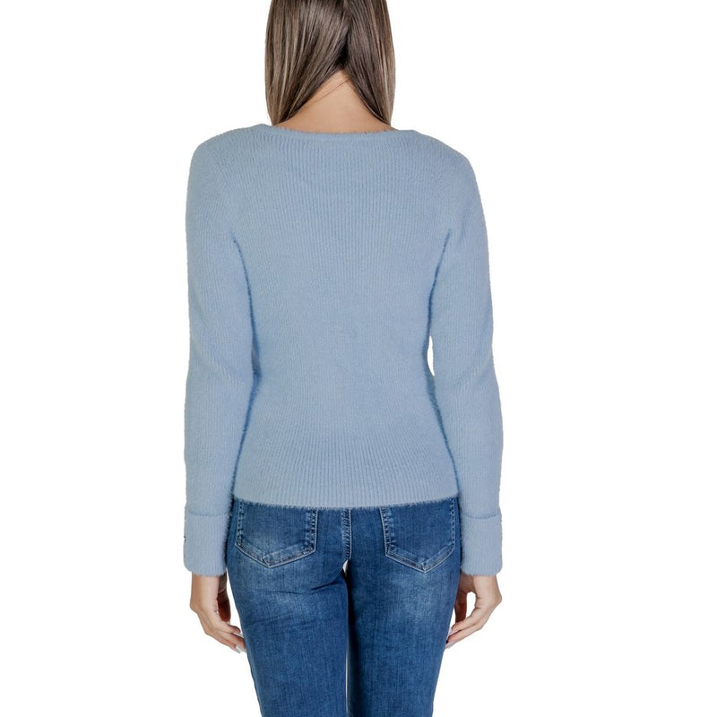 Morgan De Toi Blue Polyamide Sweatshirt - Model 212-MOOVE1
