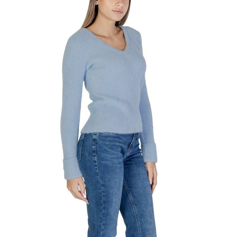 Morgan De Toi Blue Polyamide Sweatshirt - Model 212-MOOVE1