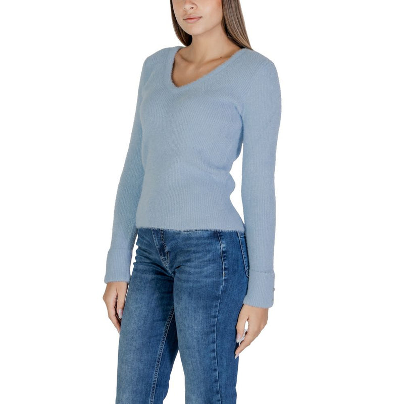 Morgan De Toi Blue Polyamide Sweatshirt - Model 212-MOOVE1