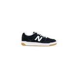 New Balance 480 JR GSB480 Sneakers en Cuir Noir et Blanc