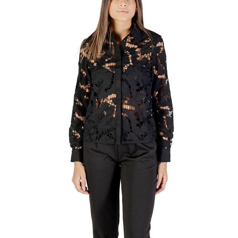 Morgan De Toi Black Polyester Blouse - Model 241-COCONU