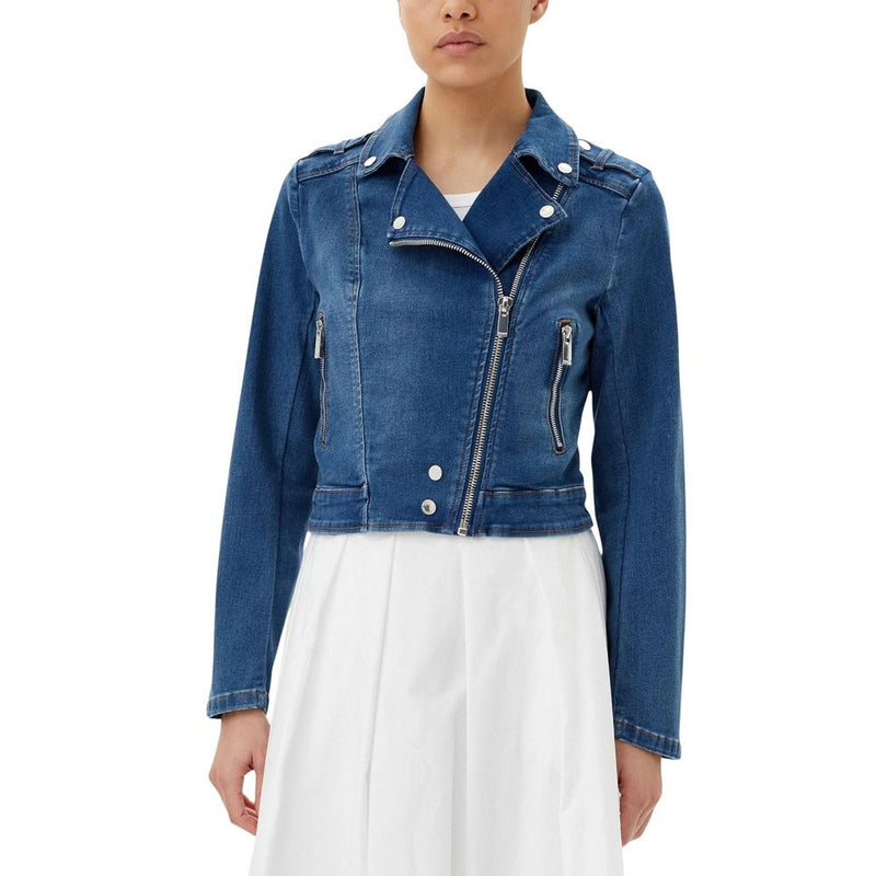 Morgan De Toi Blue Cotton Denim Jacket for Women