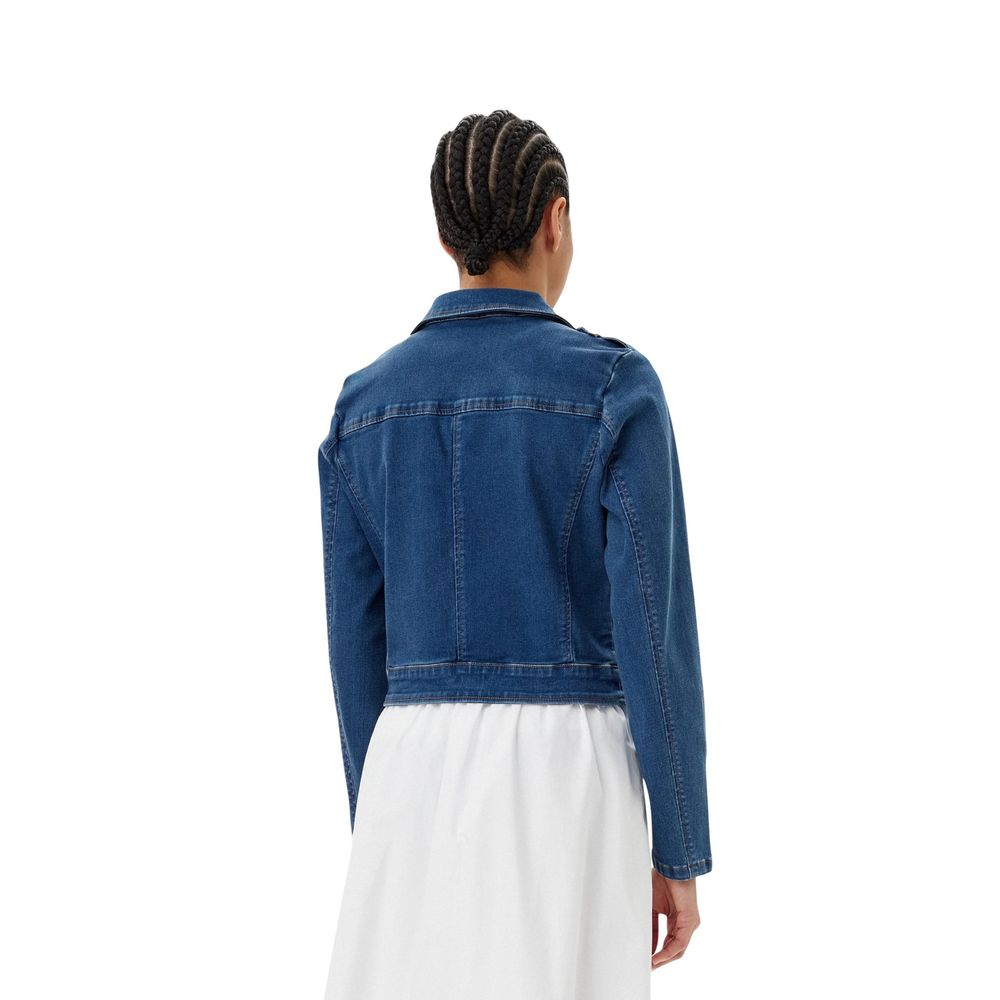 Morgan De Toi Blue Cotton Denim Jacket for Women