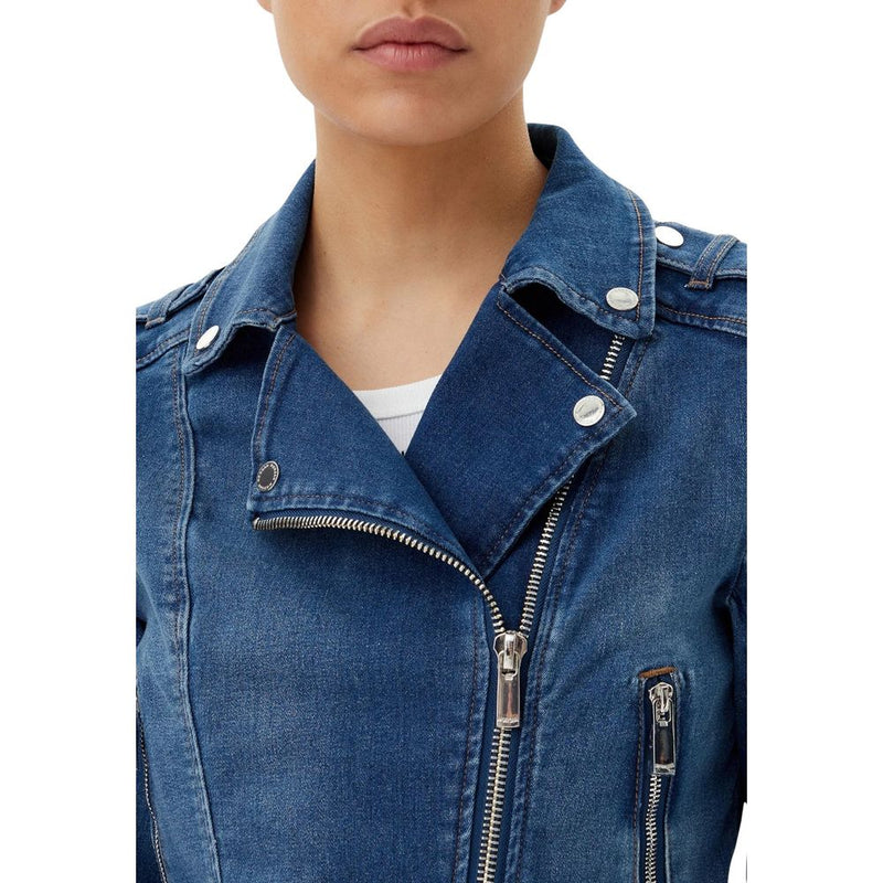 Morgan De Toi Blue Cotton Denim Jacket for Women