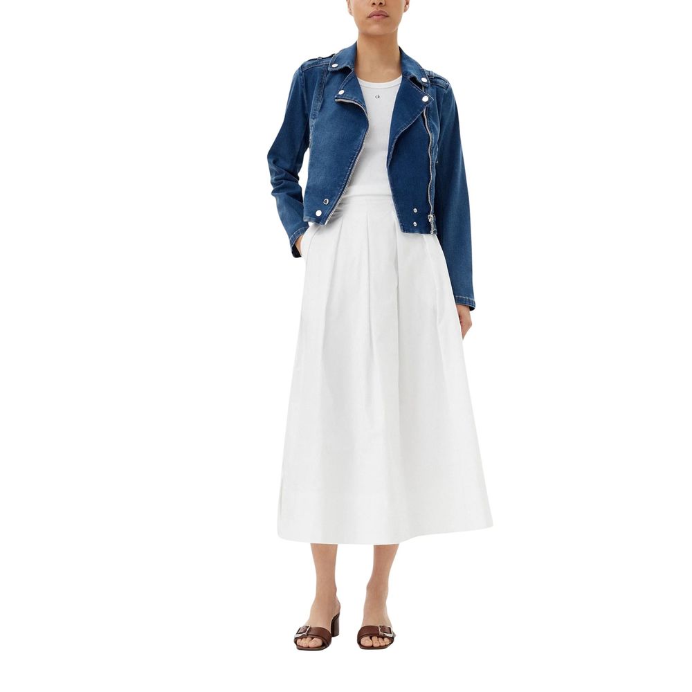 Morgan De Toi Blue Cotton Denim Jacket for Women
