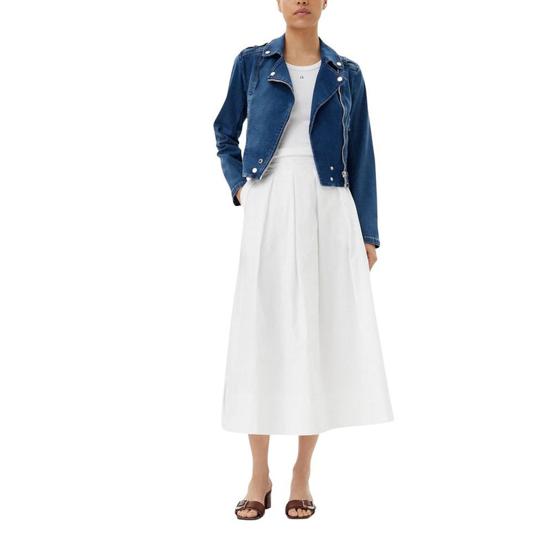 Morgan De Toi Blue Cotton Denim Jacket for Women