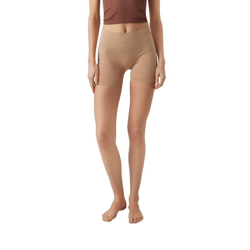 Vero Moda VMJACKIE Seamless Mini Shorts - Beige