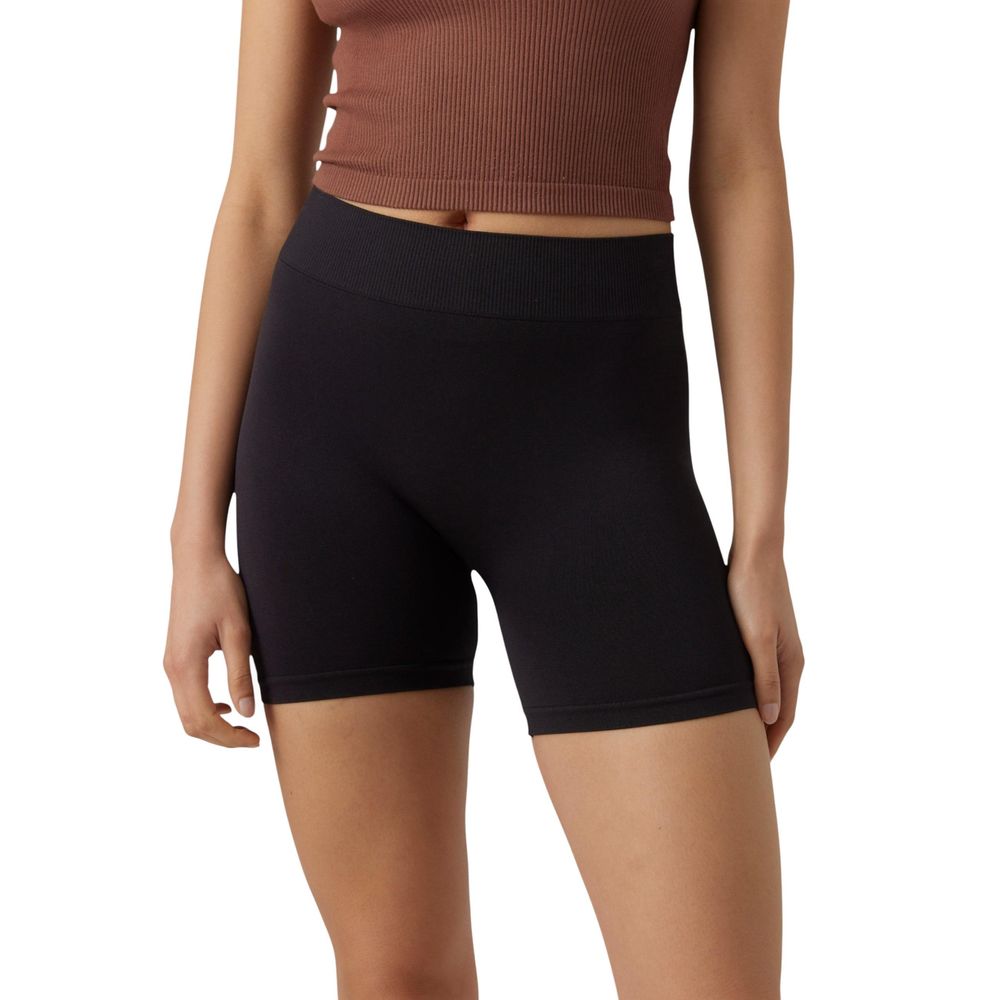 Vero Moda VMJACKIE Seamless Mini Shorts - Black