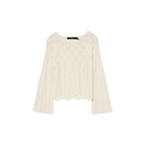 Vero Moda VMGINGER Beige Cotton Sweatshirt for Women