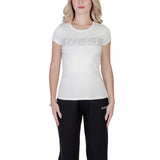 Guess Active KIARA Cream Cotton T-Shirt for Women