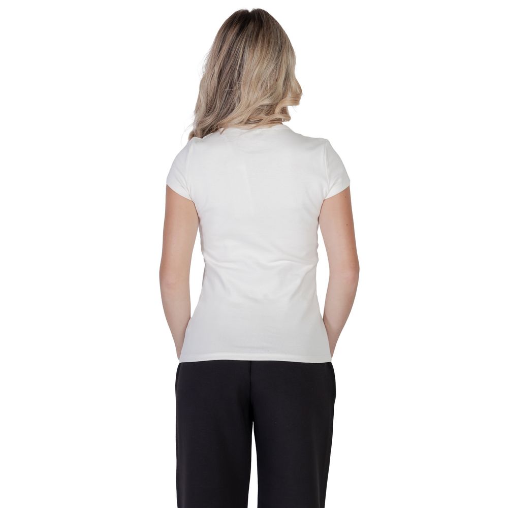 Guess Active KIARA Cream Cotton T-Shirt for Women