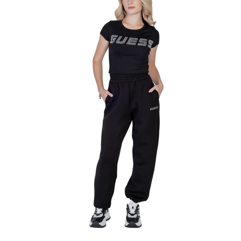 Guess Active KIARA Black Cotton T-Shirt for Women