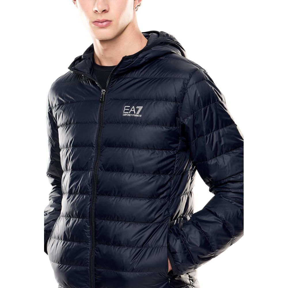 EA7 Emporio Armani Blue Polyamide Shell Jacket for Men