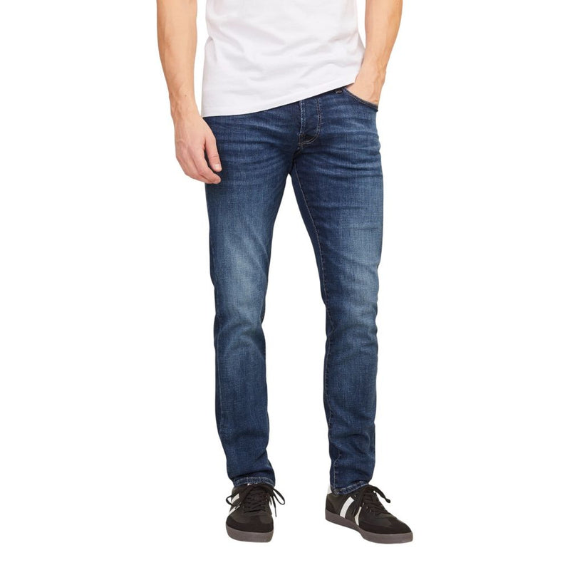 Jack Jones Blauwe Katoenen Relaxed Fit Jeans