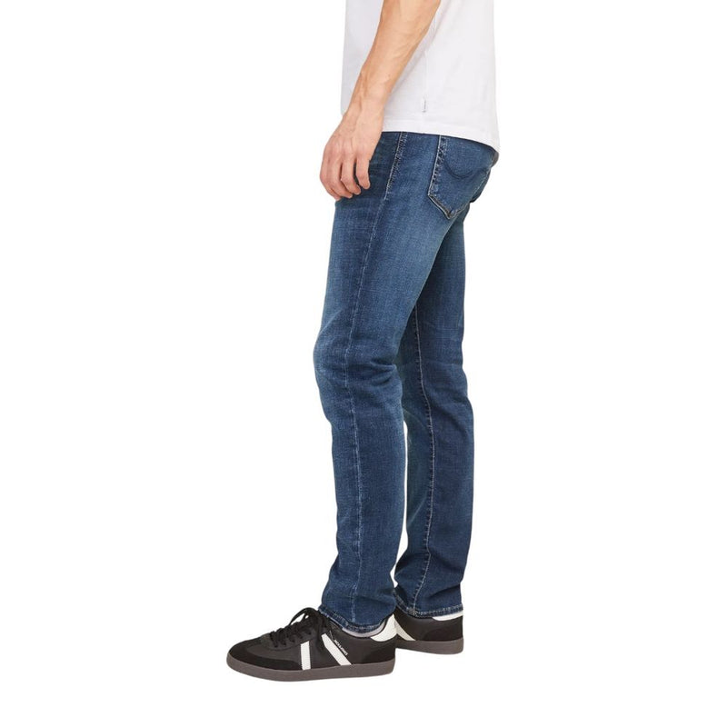 Jack Jones Blauwe Katoenen Relaxed Fit Jeans