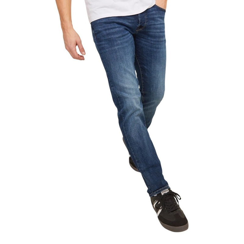 Jack Jones Blauwe Katoenen Relaxed Fit Jeans
