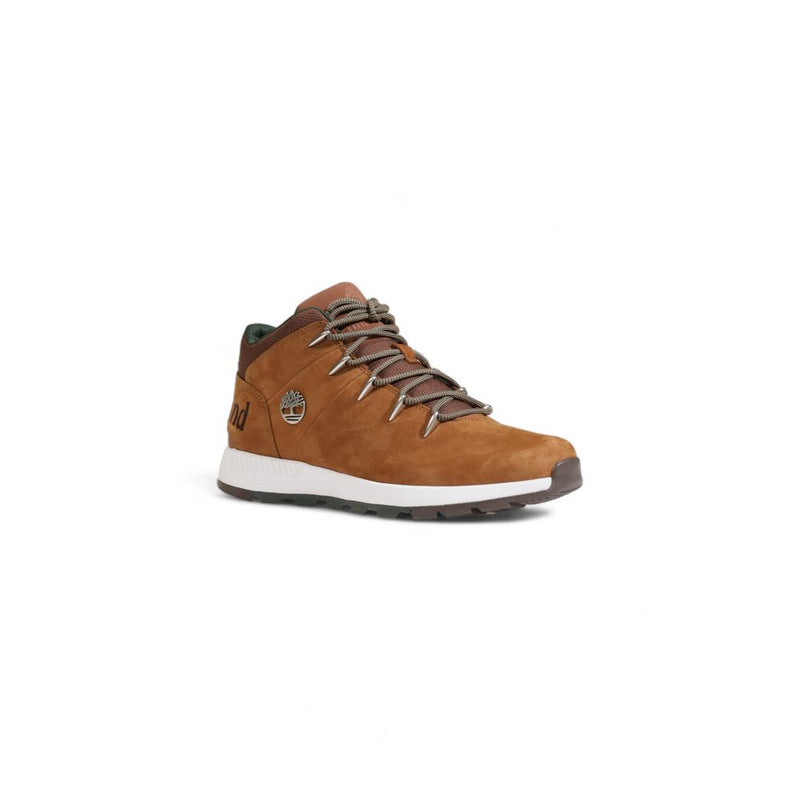 Timberland Brown Recycled Plastic Mid Lace Sneakers for Men