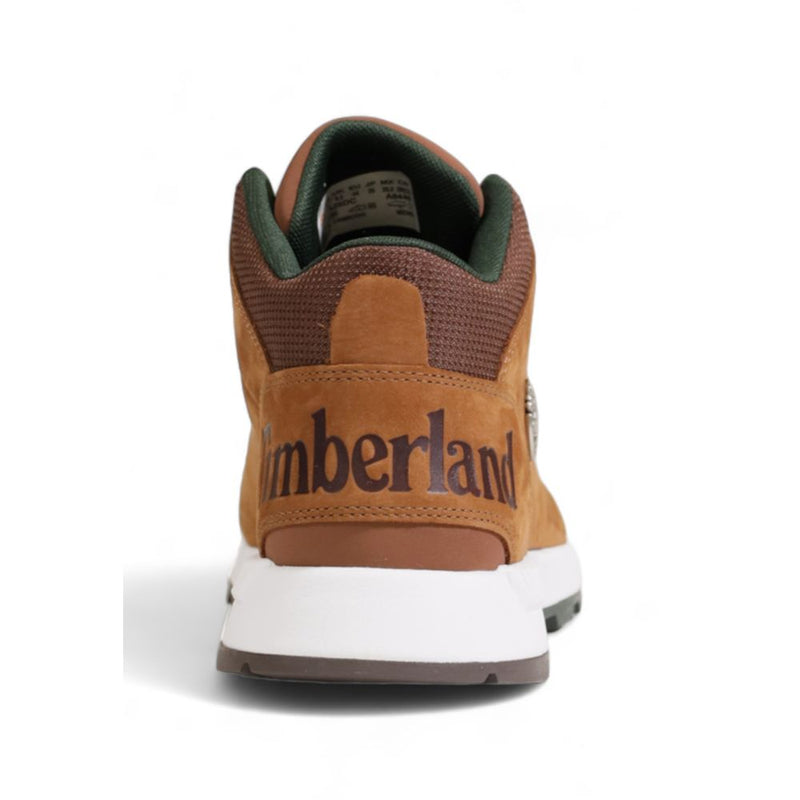 Timberland Brown Recycled Plastic Mid Lace Sneakers for Men