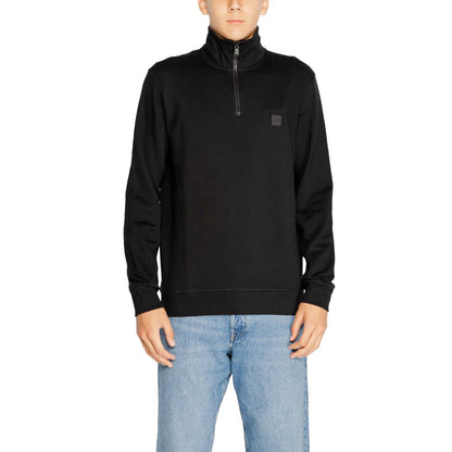 Sweat-shirt Hugo Boss en coton noir