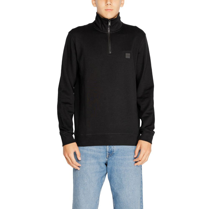 Sweat-shirt Hugo Boss en coton noir