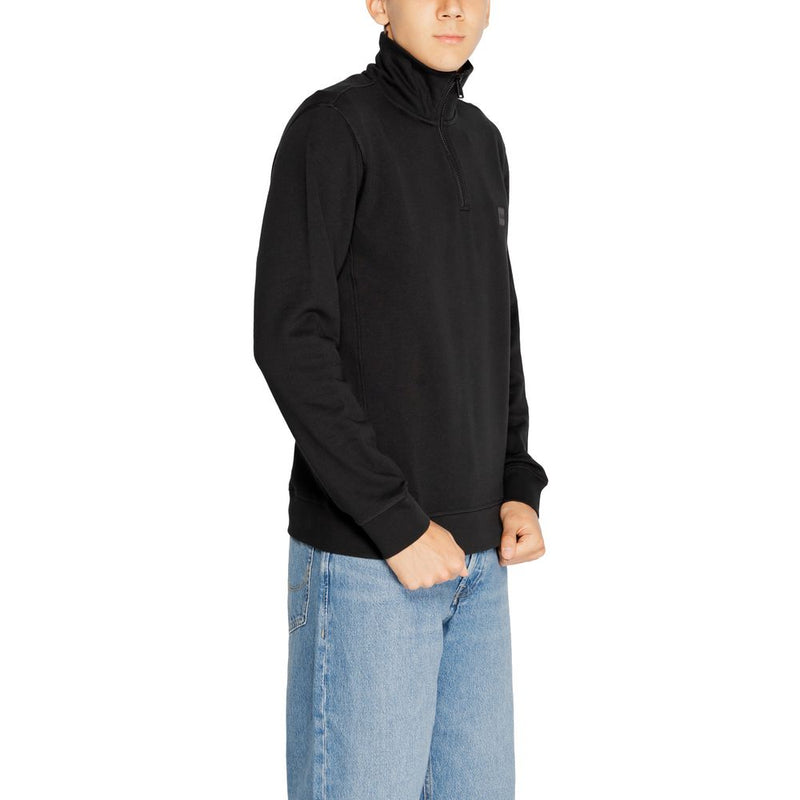 Sweat-shirt Hugo Boss en coton noir