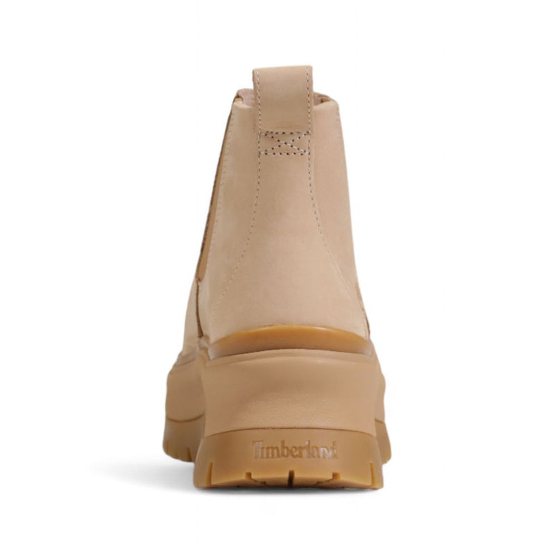 Timberland Beige Suede Leather Ankle Boots for Women
