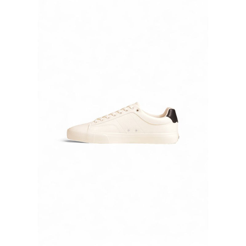Hugo Boss Aiden_Tenn_grltp Cream Leather Low Top Sneakers