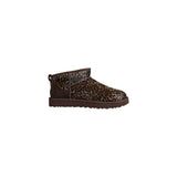 UGG Classic Ultra Mini Caspian Brown Suede Ankle Boots